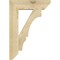 Ekena Millwork Balboa Slat Rough Sawn Bracket, Douglas Fir, 4"W x 18"D x 26"H BKT04X18X26BOA06RDF - alternate 2